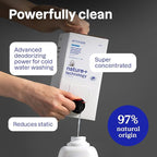 ATTITUDE Liquid Fabric Softener, Plant-Based & Vegan, HE Compatible, Naturally Derived, Unscented, 40 Loads, 33.8 Fl Oz