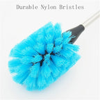Long Bottle Brush, 15.35 in Bendable Cleaner Brushes for Cleaning Neck Beer Bottles, Wine, Baby Bottles, Water Bottles, Tumblers, Flask, Bird Feeder, Vase, Pipes and Brewing Supplies Blue/1Pack
