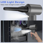 Car Vacuum Portable Cordless with 16000PA Ultra Suction 4-in-1 Foldable Air Duster & Brushless Motor Rechargeable Handheld Vacuum for Pet Hair, Car Seats, Home & Office Cleaning