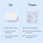 BLUELAND 100% Plastic-Free Dishwasher Detergent Tablets, Starter Set, 60 Count with tin, Free & Clear, Eco-Friendly Dishwashing Pods, Natural, Sustainable