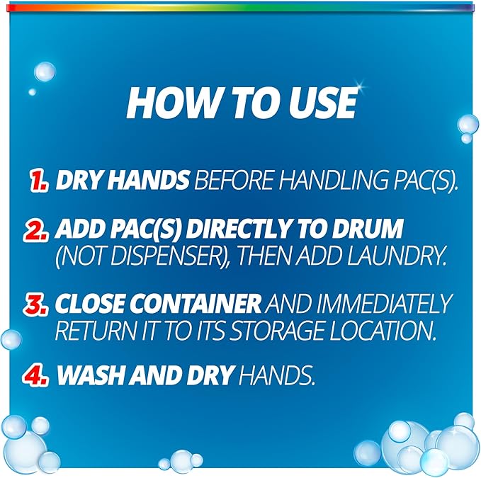 Purex 4-in-1 Laundry Detergent Pacs, Oxi Power + Odor Fighting, Powerful Clean, Stain Defense Technology, Helps Neutralize Odors, Advanced Oxi Brightening, Boost of Freshness