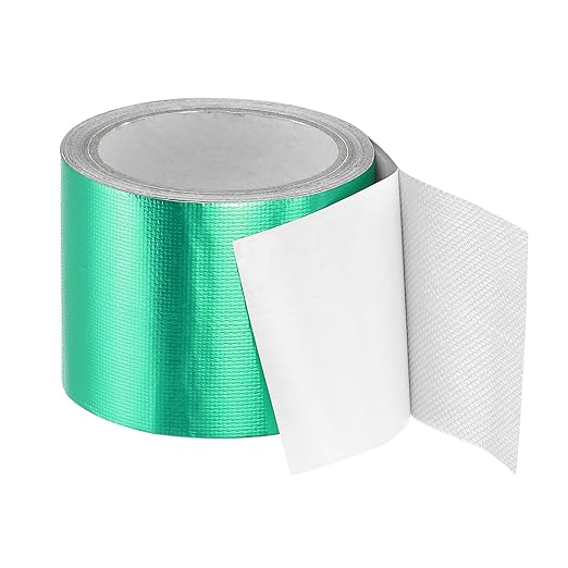 PATIKIL Awning Repair Tape 8m x 8cm Waterproof Canvas Tape High Adhesive Tear Repair Patch Kit for PVC Tarpaulin Tent Awning Fabric RV Sail Boat Cover, Green (3.15" x26.24ft)