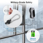 Automatic Window Cleaning Robot, Auto Dual Water Spray & AI Path Planning,Edge Detection & Remote Control, Smart Window Cleaner Robot for Highrise Glass Inside & Outside