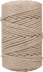 Natural Jute Rope 5mm x109 Yard 3 Strand, ZUEXT Handmade Jute Twine String,Burlap Hemp Rope for Artworks Gardening Bundling Camping DIY Crafting Knitting Plant Hanger Gift Wrapping Decor(100m)