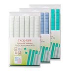 Sticky Mounting Putty for Wall Hanging Removeable Repositionable Adhesive Poster Non Marking Tacky Adhesive for Picture Hanging Crafts（White+Blue+Green,288）