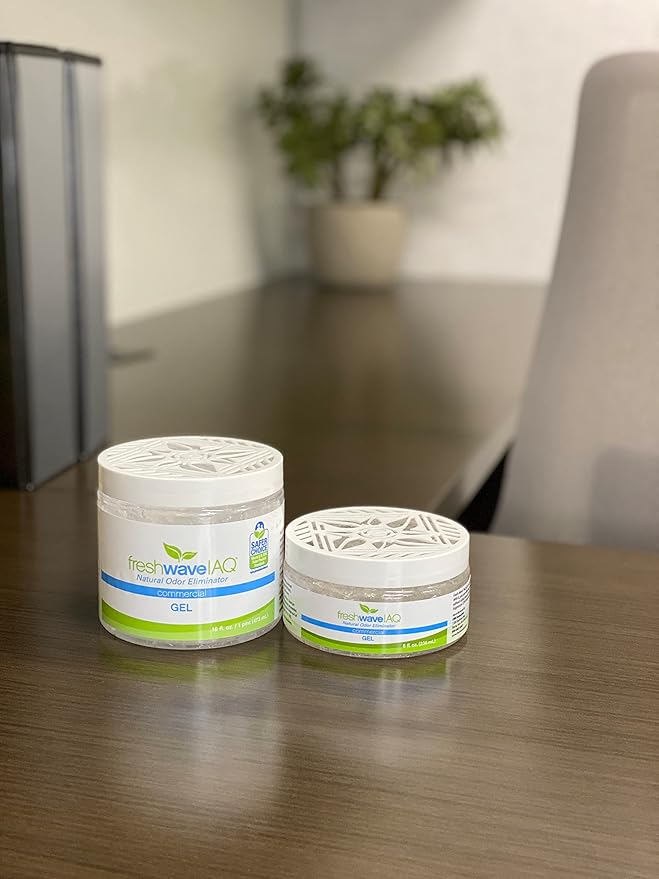 Fresh Wave IAQ Commercial Odor Eliminating Gel, 16 Fl. Oz. | Odor Absorbers for Home | Safer Odor Relief | Natural Plant-Based Odor Eliminator | Replace Every 15-60 Days