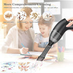 Mini Vacuum Cleaner-Rechargeable,Cordless,Desk Vacuum Cleaner for Dust,Hair,Crumbs,Car,Sewing Machine (H043)