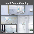 FMART W7 Window Cleaning Robot – Dual Nozzles Ultrasonic Spray, 4000Pa Suction, AI Path Planning, Edge Detection, Anti-Slip Safety, App Control Window Cleaner Robot for Indoor/Outdoor Glass & Tiles