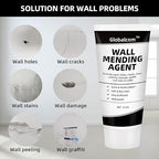 Drywall Repair Kit, Spackle Wall Repair Kit Drywall Putty for Filling Holes and Creak Damage Drywall Patch Nail Hole Filler for Walls Quick and Easy Solution