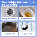 Pipe Drain Cleaner Powder Powerful, Pipeline Dredging Agent 350ml Pipe Clog Remover, Kitchen and Toilet Drain Cleaning Agent