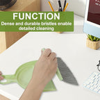 6PCS Small Dustpan and Brush Set, Mini Dust Pan and Brush, Hand Broom and Dustpan Set, for Cat Litter, Kitchen, Tables, Countertops, Cars, etc.