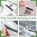 15pcs Crevice Cleaning Brush, Hard Bristle Scrub Brushes Tools, Multifunctional Grout Brush for Home, Bathroom, Ktichen, Window and Corners