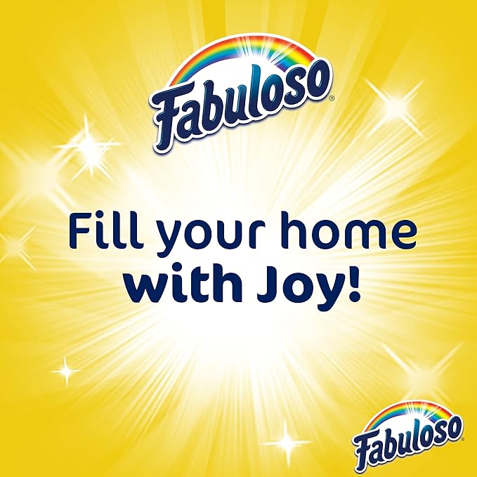 Fabuloso Multi-Purpose Cleaner,2X Concentrated Formula,Refreshing Lemon Scent,56 oz,(Pack of 5)