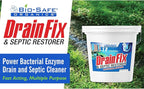 DrainFix & Septic Restorer - 5 Gal Professional Strength Formula - Patented Septic Tank Treatment Grease Trap Cleaner, Commercial Residential Hotel & Restaurant - Exxon Valdez Tech - 2 Pack