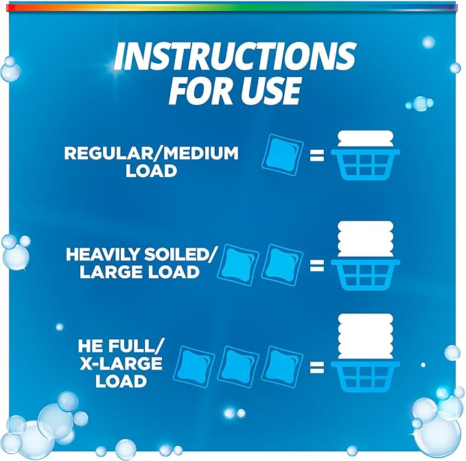 Purex 4-in-1 Laundry Detergent Pacs, Oxi Power + Odor Fighting, Powerful Clean, Stain Defense Technology, Helps Neutralize Odors, Advanced Oxi Brightening, Boost of Freshness