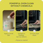 Everneat Oven Scrub – Natural Heavy-Duty Oven Cleaner (16oz) | Fume-Free Degreaser for Racks, Doors & Grates | Non-Toxic, Safe for All Oven Types (Unscented)