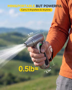 Electric Compressed Air Duster, 170000RPM High-Speed Cordless Air Blower with Rechargeable Battery for Keyboard, PC & Electronics Car Cleaning, Reusable Canned Air Alternative