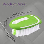 Carpet and Upholstery Cleaning Brush,Carpet Scrubber Stiff Bristle Detailing Scrub Brushes,Interior Leather Brush for Car and Home (Green)