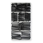 #6 Black Wood Screws for Drywall, Drywall Screw Combo Kit, 166 Pieces Coarse Threaded Slate Screw Set, Phillips Groove Self-Tapping Drywall Screws 4 Sizes 1", 1-1/4", 1-5/8", 2"