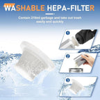 Car Vacuum Handheld Vacuum Cordless Hand Held Vacuum Cleaner Mini Portable Rechargeable Vacuum for Home, Office, Pet