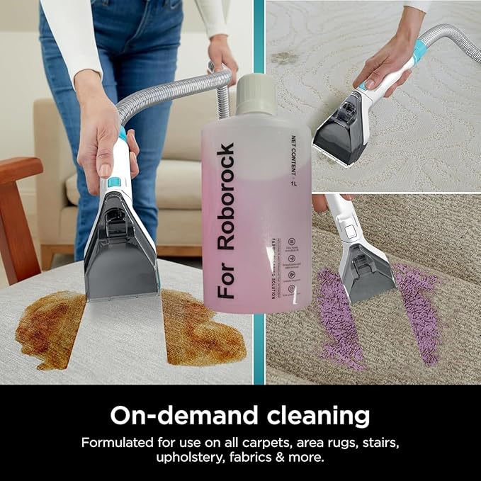 1L Stain & Odor Remover, Carpet Cleaner. Compatible With Roborock. Compatible With All Upright And Compact Deep Carpet Cleaners(1 PCS)