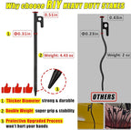 20 Pack 12 inch Tent Stakes Heavy Duty Metal Tent Pegs for Camping Steel Tent Pegs Unbreakable and Inflexible