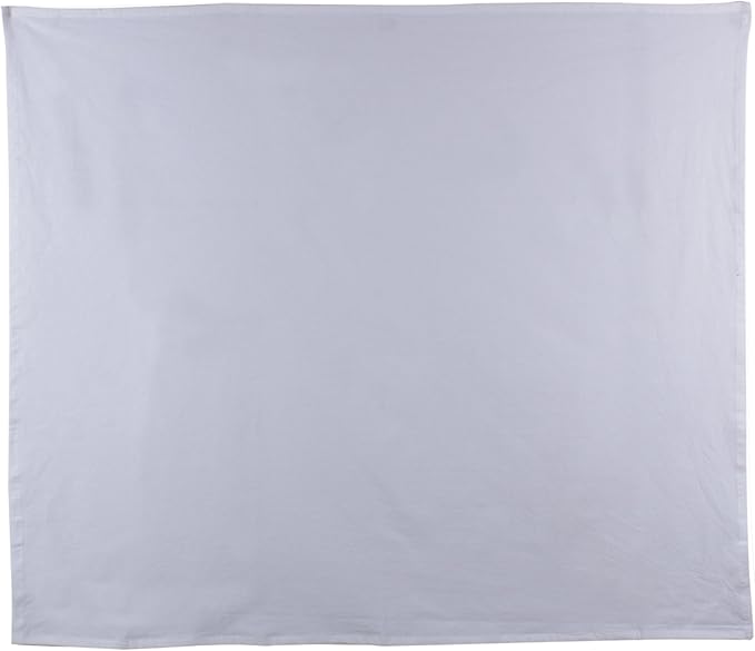 DG Collections 100% Cotton Flour Sack Towels – 12 Pack, 27x27 Inches, White, Lint-Free, Pre-Washed, Hemmed Edges – Reusable Kitchen Towels for Cleaning, Embroidery, Printing & Crafts - White