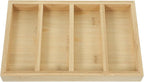 CALLARON Sunglasses Organizer Tray 4-Grid Eyewear Storage Display with Wear-Resistant Compartments for Glasses Holder at Home and Office