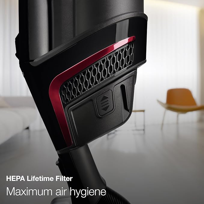 Miele Triflex HX1 Plus Cordless Stick Vacuum Cleaner, 60 min runtime, Obsidian Black / Red