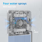 Mamibot W120-DP Window Cleaning Robot for High-Rise Glass - 3200Pa Strong Suction, Multiple Cleaning Modes,4 Water Spray Nozzles,Edge Detection Technology,App&Remote Control(Blue)