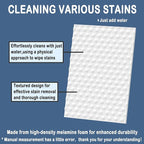 Melamine Foam Scrub Pads (30 Sheets) - Upgraded Convex Design for Stove, Tile & Bathtub | Non-Scratch & Chemical-Free Cleaning Sponge