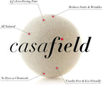 Casafield Wool Dryer Balls Set of 6, Extra Large Organic Handmade 100% New Zealand Wool, Natural Laundry Fabric Softener