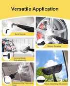 KOK Handheld Steam Cleaner for Home Use, Portable Pressurized Steam Shot Cleaner with 10-in-1 Attachments Kit for Kitchen, Car, Bathroom, Wall, Floors & Windows | Chemical-Free Deep Cleaning Steamer