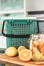 bioMat AirBox Compost Bin for Countertop with 2.6 Gallon Compostable Trash Bags (125 Bags with Handle Ties), BPI Certified