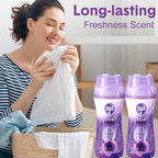 8 Pack in Wash Scent Booster Beads 73.6 oz Laundry Boosters Laundry Room Beads(Lavender)