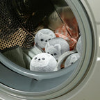 Dryer Balls Laundry Reusable, XL Wool Dryer Balls Cute, Fabric Softener Ball, Extra Large Dryer Balls with Animal Pattern, Shorten Drying Time, Organic Wool - Dry 1000+ Loads (Gray 6 Pack Dog Shapes)