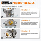 632230 Carburetor for Tecumseh 5 HP 6 HP 632272 631828 631067 631067A H30 H50 H60 HH60 HH70 Engines 4 Cycle Engine Troy Bilt Tiller Toro Snowblower Sears Tillers 47279 carb with Gasket