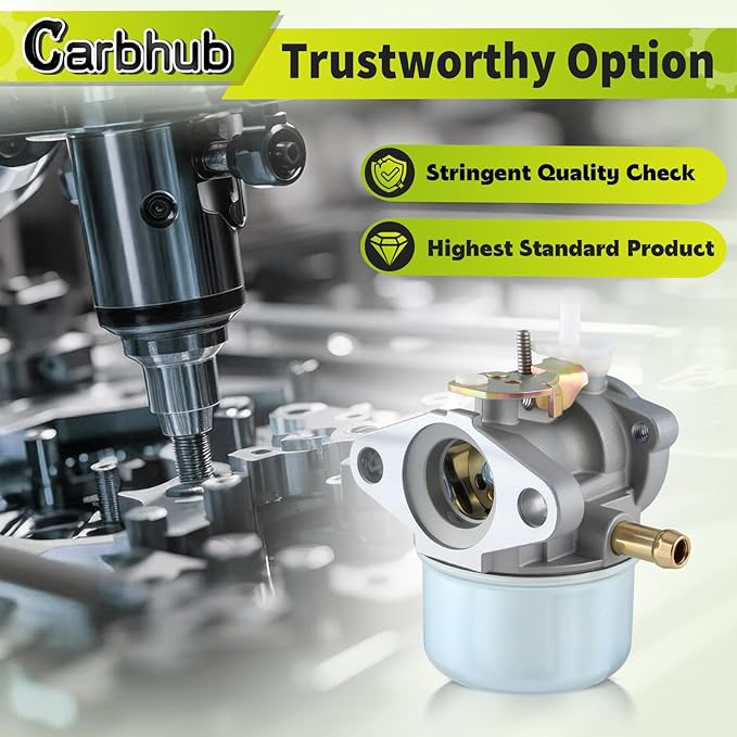 Carbhub 799869 Carburetor for 792253 498170 499059 799869 Lawn Mower Pressure Washer Rotary 14112 Oregon 50-658 Carb (498170 Carburetor)