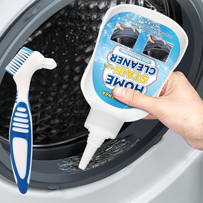 Mold Stain Cleaner Gel, 8 Fl oz All-Purpose Gel for Home Use on Washing Machine Gasket, Bathroom Grout, Sink, Shower, Caulk, and Front Loader Seal