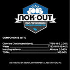 NOK OUT Odor Remover, Pet Deodorizer and Cleaning Spray, Made in the USA, 16 Fluid Ounce Spray, 6-Pack