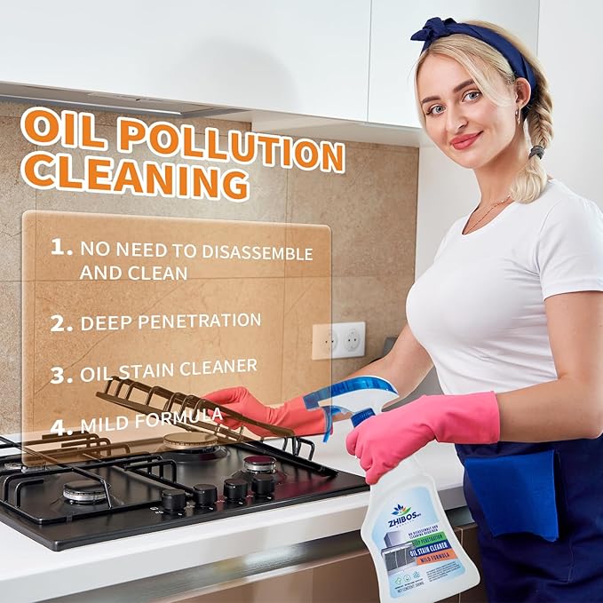 All Purpose Cleaner, Remove Stains Cleaning Spray, Kitchen Cleaner Spray, Multi Purpose Cleaner Spray Removes Grease, Grime, And Stains On Bathrooms, Floors, and More (3pcs)