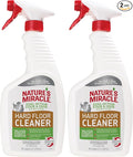 Nature's Miracle Hard Floor Cleaner,24 Ounces,Dual-Action Stain and Odor Remover Works to Remove Tough Pet Stains and Odors On Sealed Wood-and Hard Floor Surfaces,(Pack of 2)