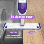 50 Count ‌Disposable Heavy-Duty Power Mop Pads Refills for Swiffer Power Mop,Replacement Floor Cleaning Refills, Non-Washable & Unscented, Compatible with Swiffer PowerMop (Quick-Absorb, No Residue)