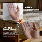 2 Pack Mattress Bags for Moving & Storage - 98" x 56" x 14'' for Twin/Full Size, Waterproof & Tear-Resistant, 2.0 MIL Heavy Duty Mattress Cover Moving Supplies
