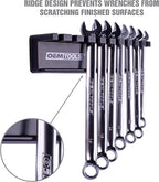OEMTOOLS 22513 Magnetic Wrench Holder and Tool Organizer, Magnet Holds Up To 10 Wrenches To Most Metal Surfaces, SAE and Metric, 9.25 Inch Magnetic Tool Holder For Shop Or Garage, Black