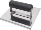 MARSHALLTOWN QLT Stainless Steel Hand Edgers, Plastic Handle, 152mm Width, 152mm Length, 19mm Radius, 22mm Lip, Made In The USA, CE515SP