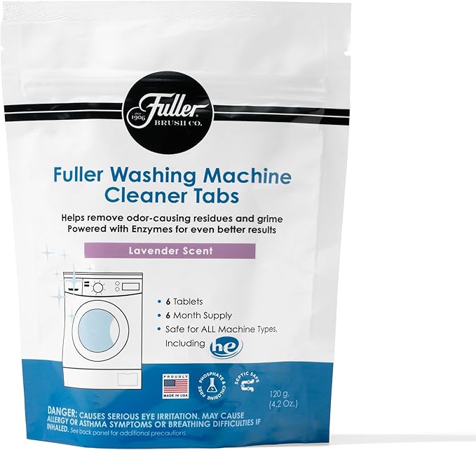 Fuller Washing Machine Cleaner Tabs - Lavender Scent (x4)
