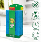 Pine-Sol Non Scratch Scouring Pads - Household Scrubbing Tool for Cleaning Nonstick Cookware and Surfaces - 5 Pack