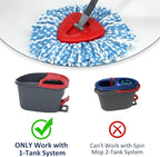 Spin Mop Replacement Head Base Compatible with Oceda EasyWring 1-Tank System Mop Rotating Triangle Mop Head Cover Replacement Rotating Mop Base Plastic Base for Spin Mop Accessories