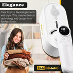 Steamer for Clothes – Handheld Portable Clothes Steamer for Travel and Home – Compact Garment Steamer with Fast Heat-Up – Lightweight Wrinkle Remover by Ram Demand